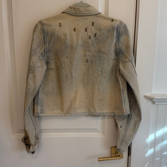 Ralph Lauren Distressed Denim Jacket - Picture 3 of 6